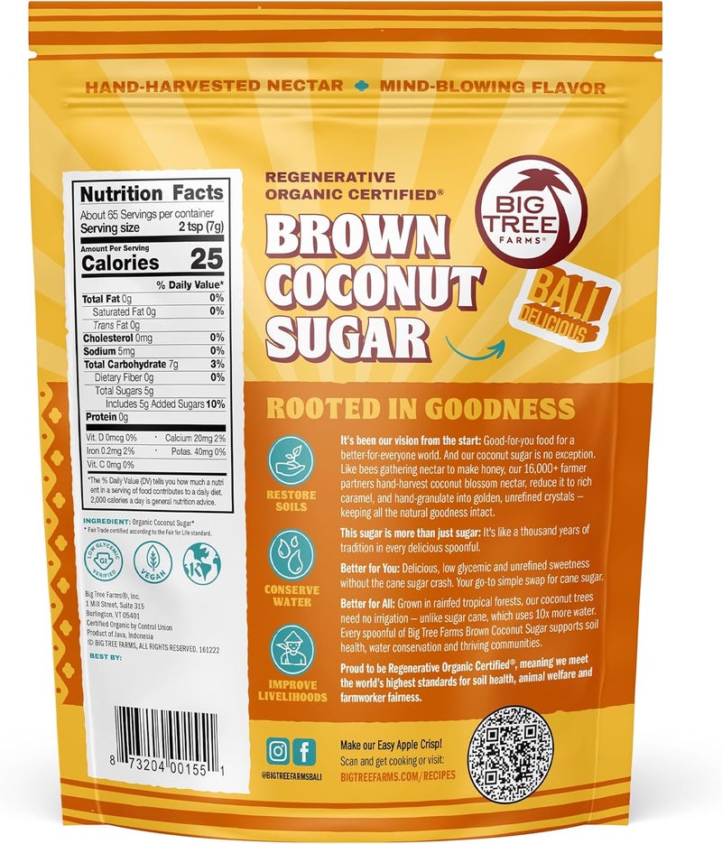 Big Tree Farms Organic Brown Coconut Sugar - Image 3